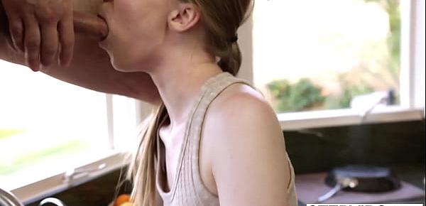 Hot stepsis Abi Grace gets drilled